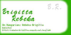 brigitta rebeka business card